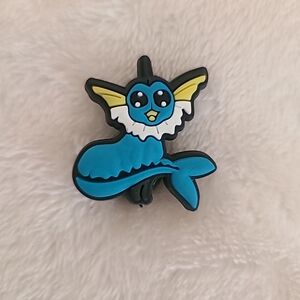 Pokemon Croc Shoe Charm - Vaporeon Shoe Charm